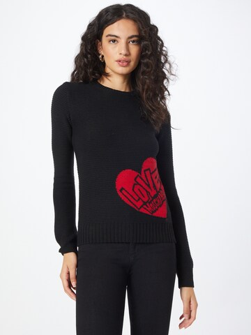 Love Moschino - Jersey en negro: frente