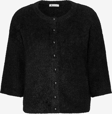 STREET ONE Knit Cardigan in Black: front