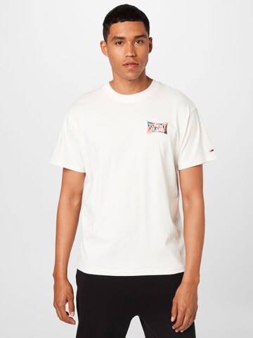 Tommy Jeans Shirt in White: front