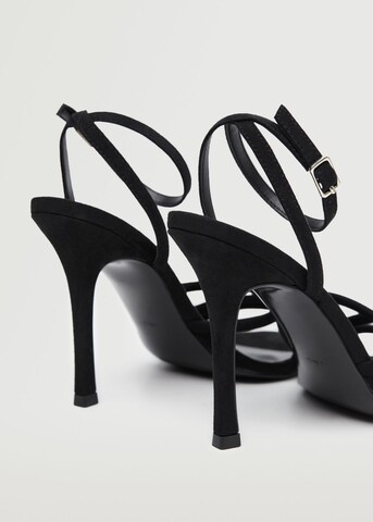 MANGO Strap Sandals 'Maybe' in Black