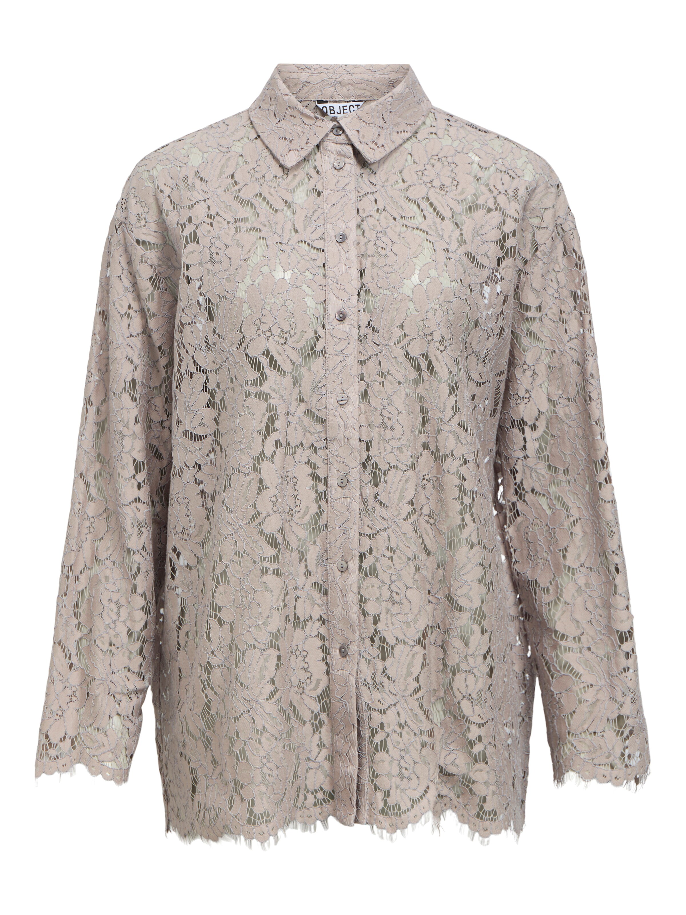 OBJECT - Blusa 'OBJGinia' en gris: frente