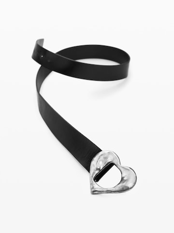 Desigual Gürtel 'Heart' in Schwarz