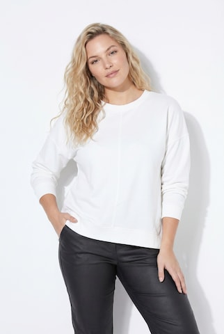 Ulla Popken Sweatshirt in White
