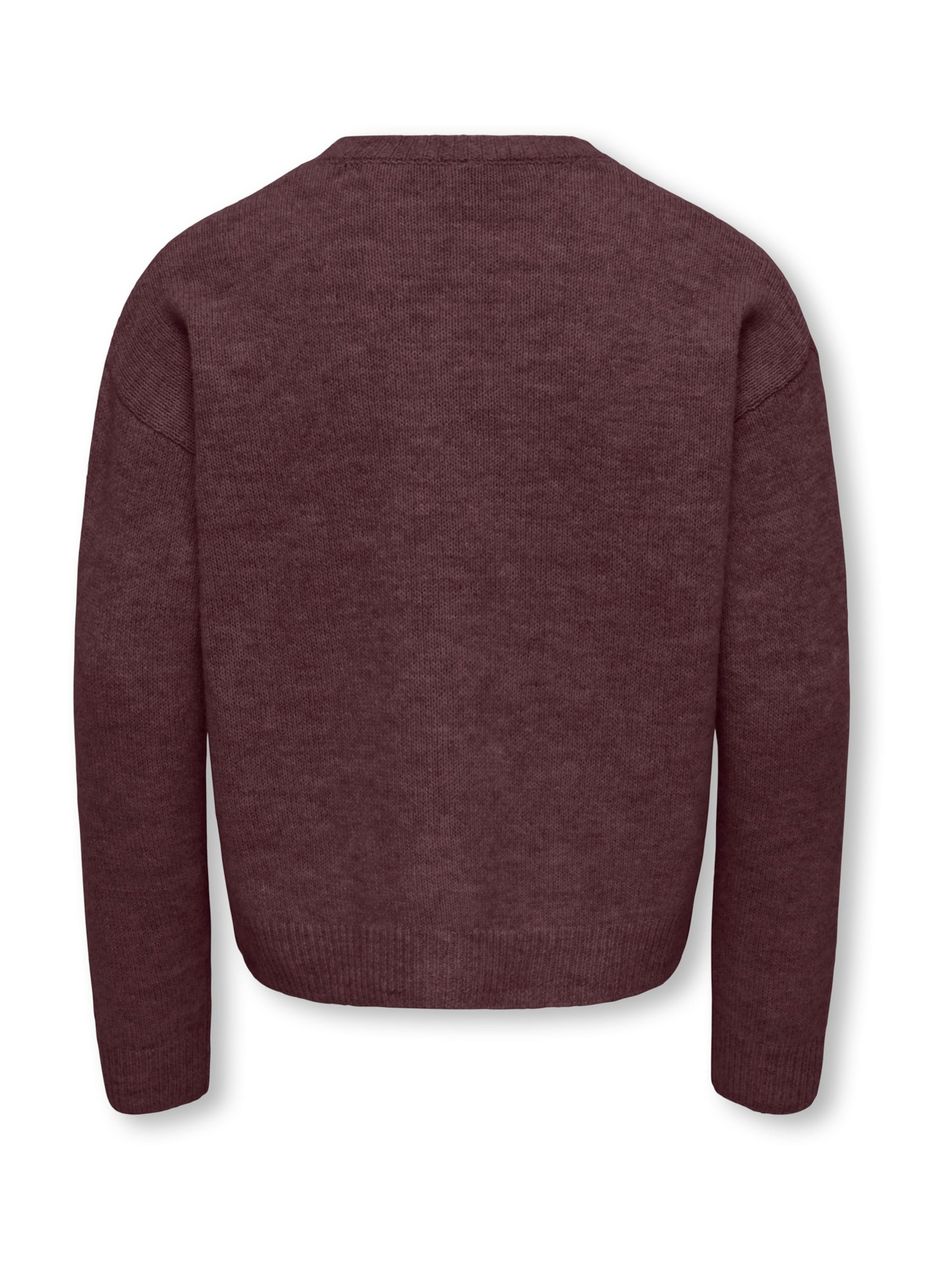 ONLY GIRLS Pullover 'KOGOLIVIA' in Braun