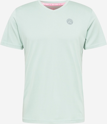 BIDI BADU Funkcionalna majica 'Ted' | zelena barva: sprednja stran