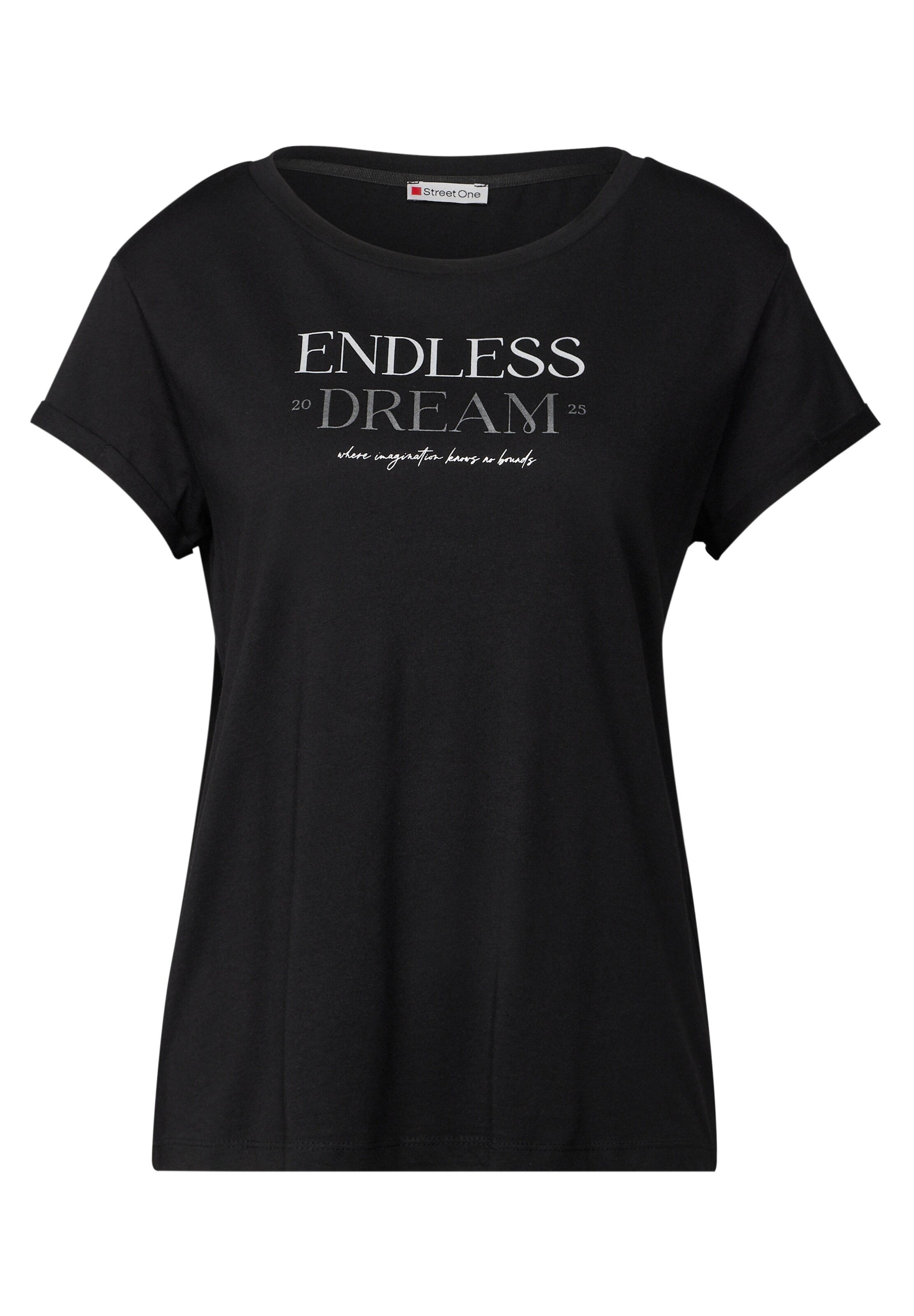 STREET ONE Shirt in Black: front