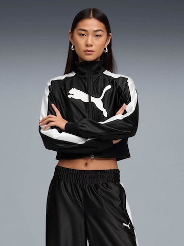 Giacca sportiva 'Future archive T7slim Cropped Track' di PUMA in nero