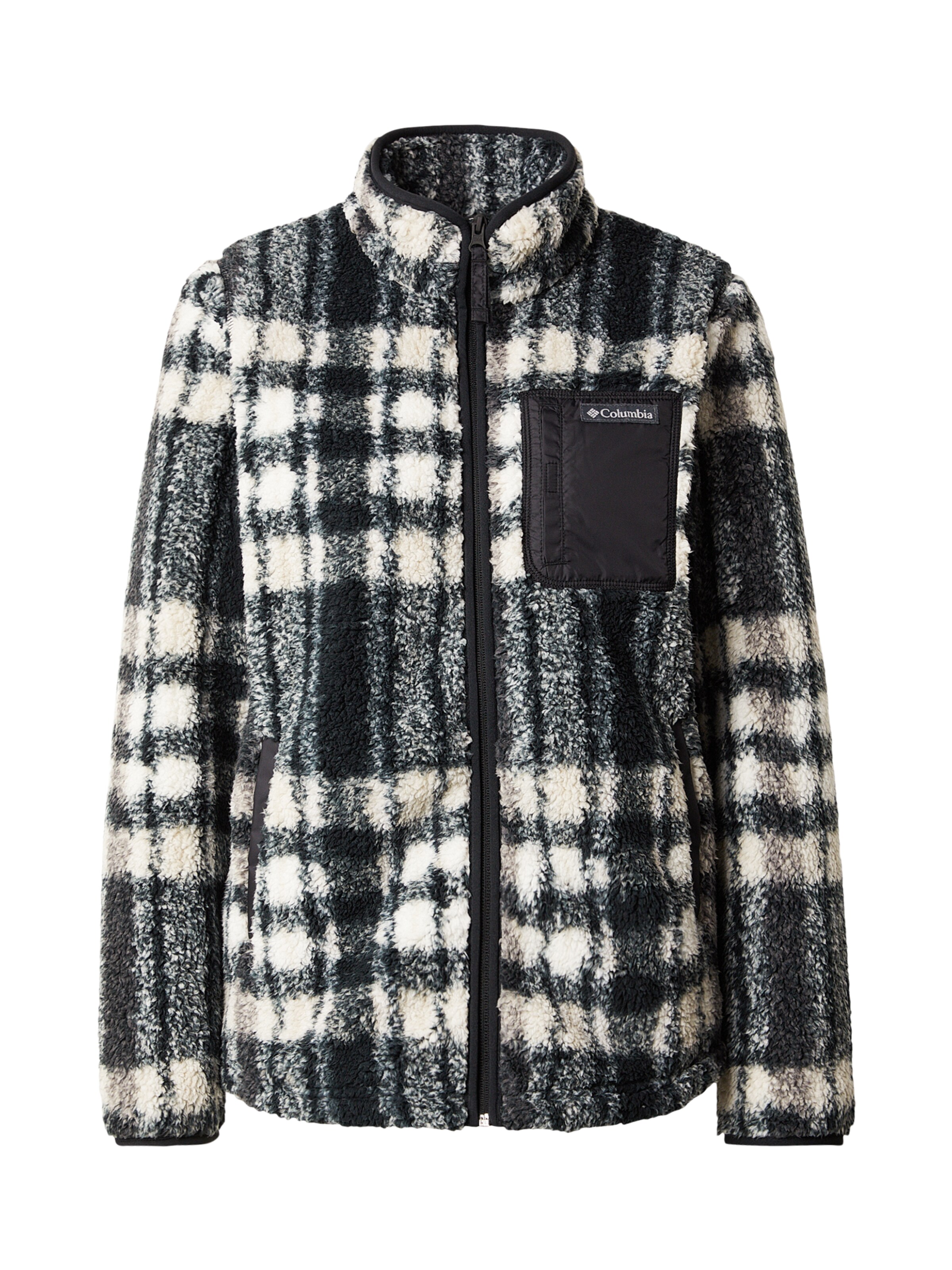 COLUMBIA Funkcionalna jopa iz flisa 'West Bend' | črna barva: sprednja stran