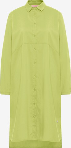 Frieda & Freddies NY Shirt Dress in Green: front