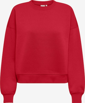 ONLY Sweatshirt 'ONLBEST' in Rot: Vorderseite