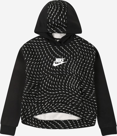 Nike Sportswear Sweatshirt in de kleur Zwart / Wit, Productweergave