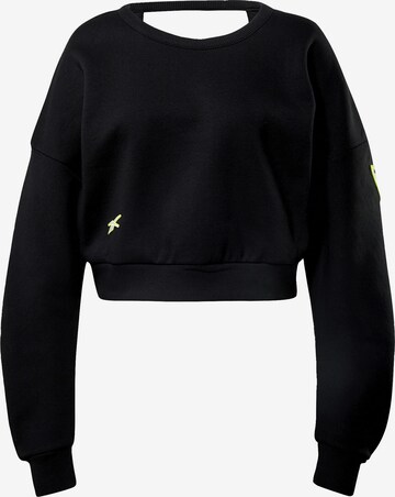 Sweat de sport Reebok en noir : devant