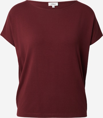 T-shirt s.Oliver en rouge : devant