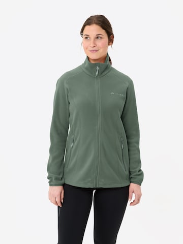 VAUDE Athletic fleece jacket 'Rosemoor' in Green: front