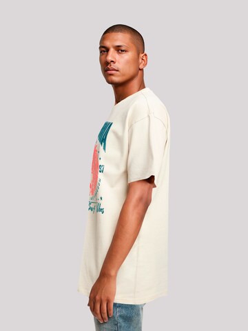 F4NT4STIC Shirt 'California skull summer vibes' in Beige