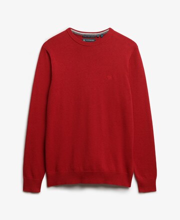 Pull-over 'Essentials' Superdry en rouge