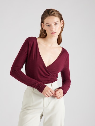 ABOUT YOU Shirt 'Shirin' in Rood: voorkant