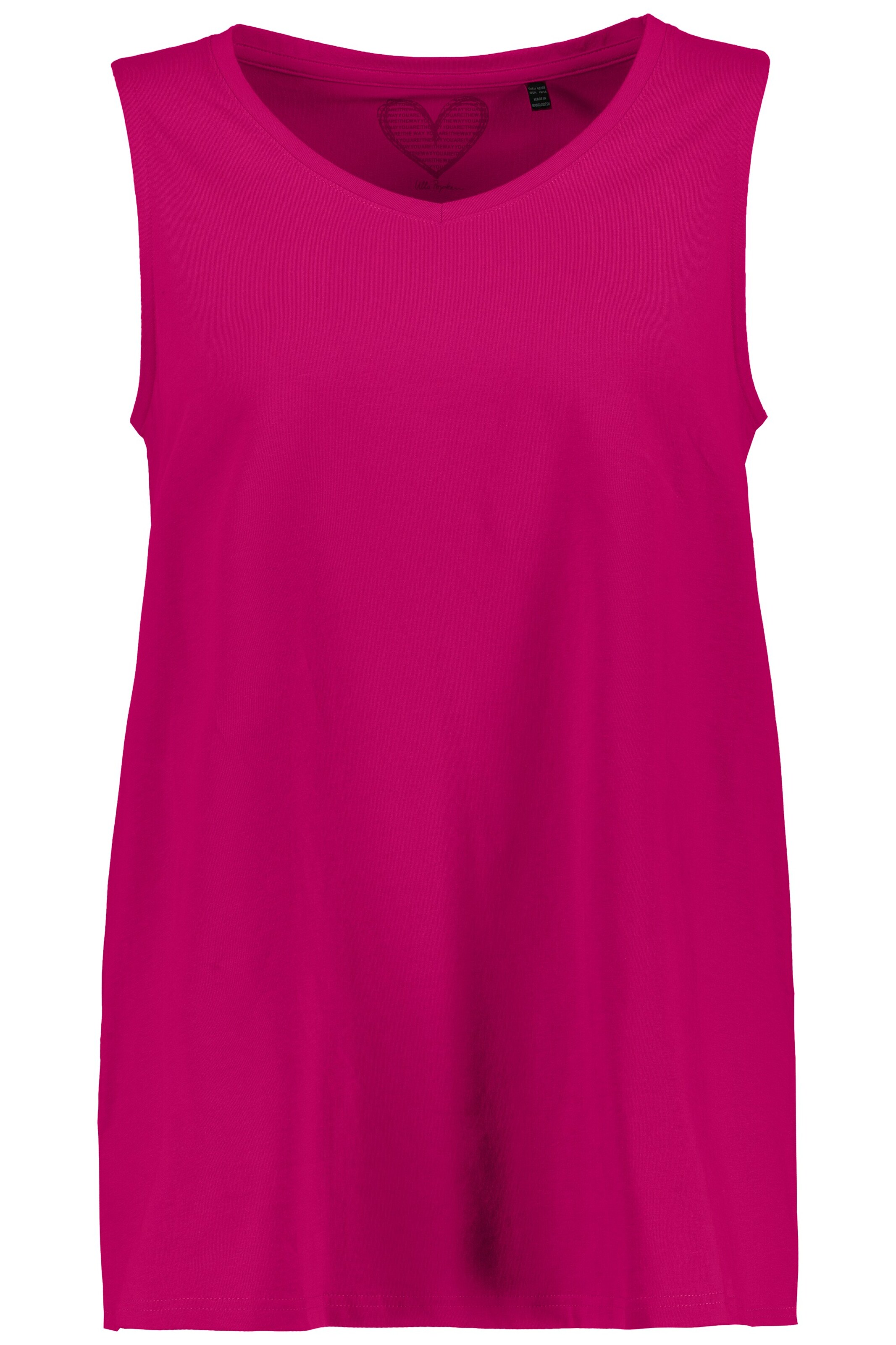 Ulla Popken Top '807291' in Pink: Vorderseite