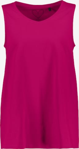 Ulla Popken Top '807291' in Pink: Vorderseite