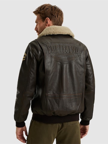 Veste mi-saison 'Iconic Hudson leather jacket' PME Legend en marron