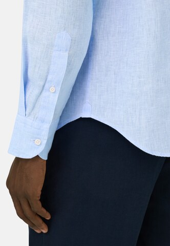 Boggi Milano Regular Fit Hemd in Blau