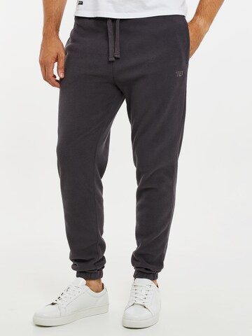 Effilé Pantalon Threadbare en gris : devant