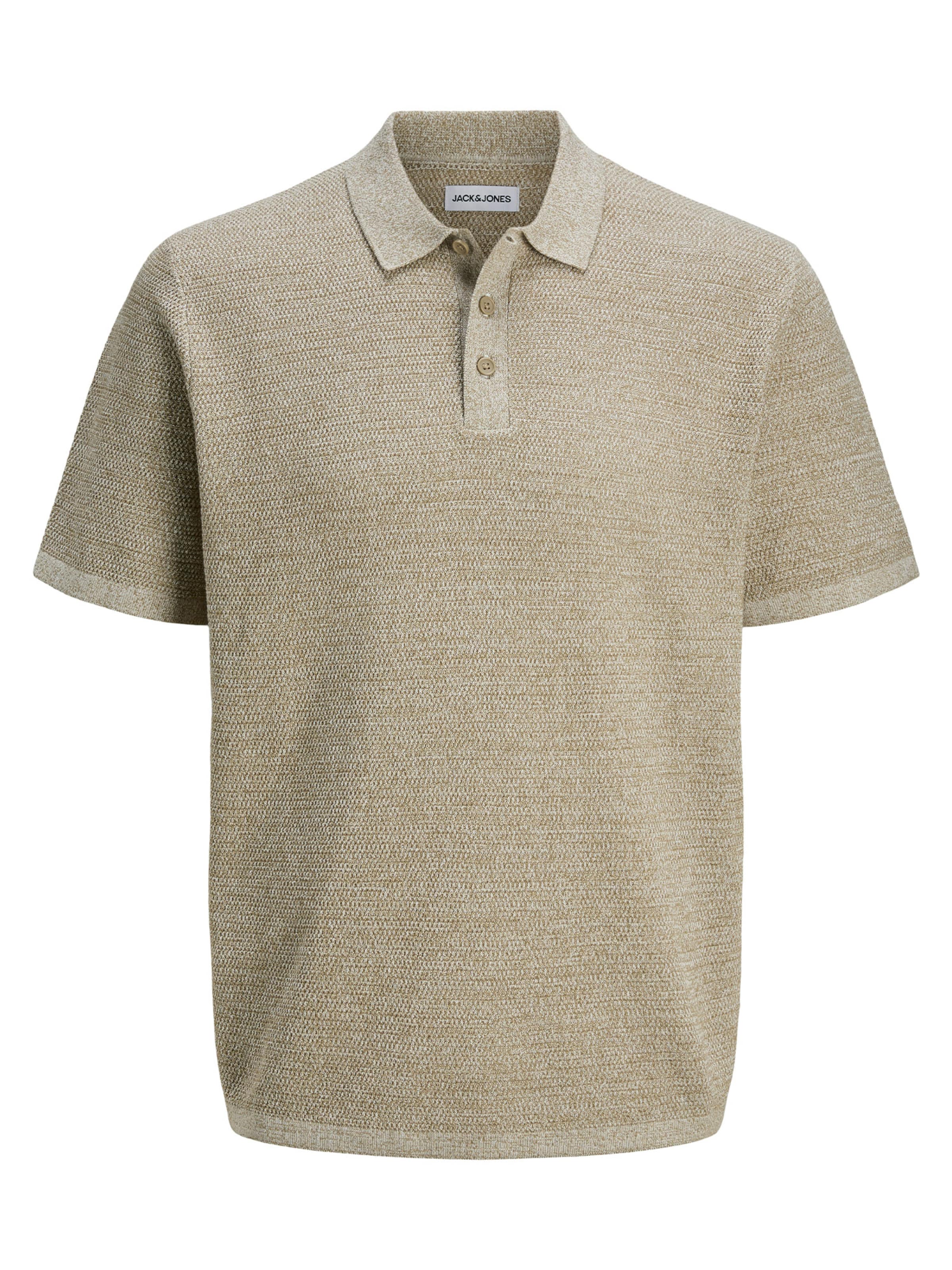 JACK & JONES Shirt 'George'‌‌‌‌‌‌‌‌ in Beige: Vorderseite