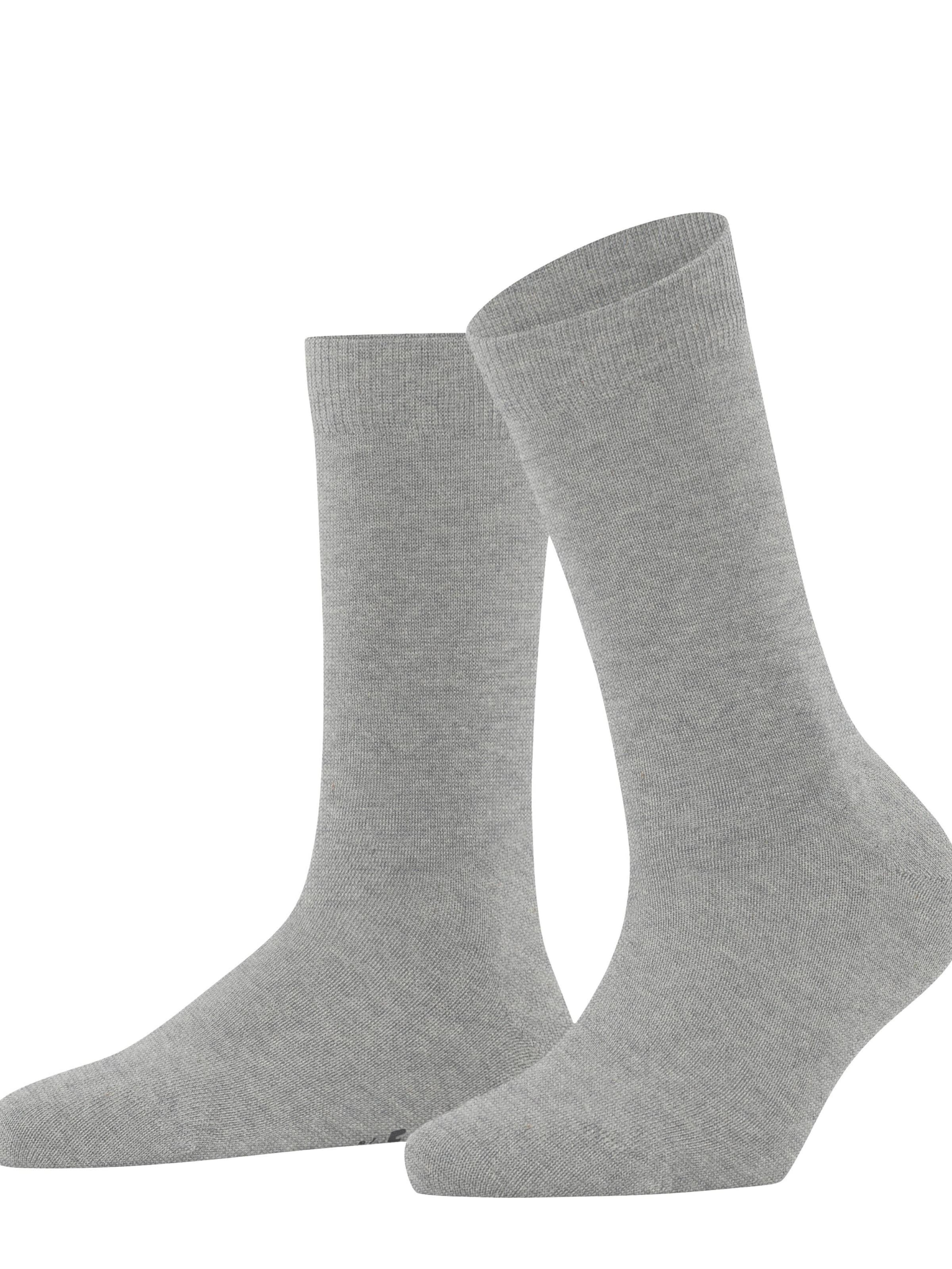 FALKE Socks 'Family' in Grey: front