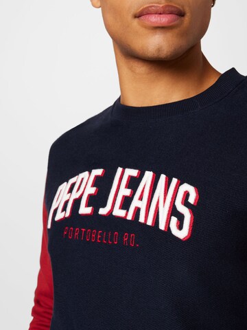 Pepe Jeans Sweatshirt 'PERSEUS' in Blue