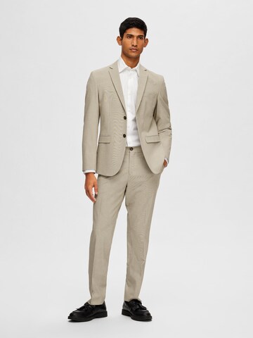 SELECTED HOMME Slim fit Blazer 'Liam' in Beige