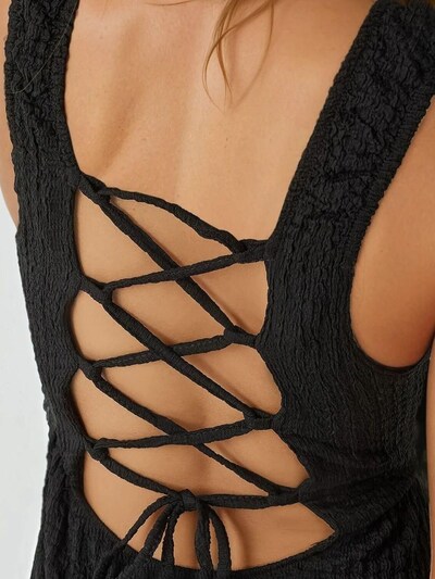 Hiccup Robe en noir, Vue avec produit