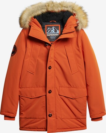 Superdry Winterparka 'Everest' in Oranje: voorkant