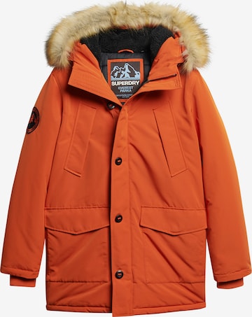 Superdry Winter Parka 'Everest' in Orange: front