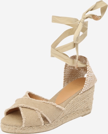 Castañer Sandaal 'Bluma 6' in Beige: voorkant