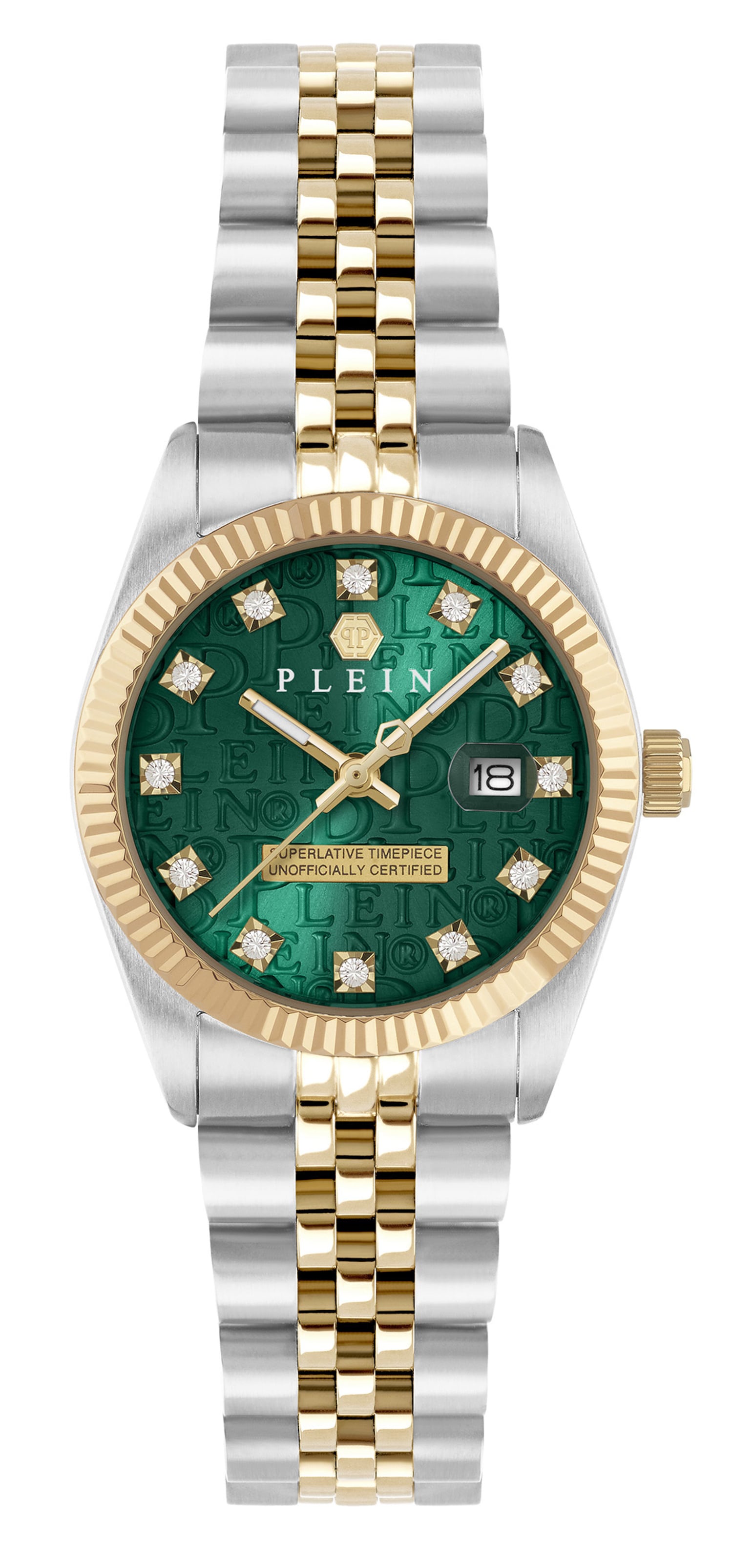 Orologio analogico di Philipp Plein Watches in verde: frontale