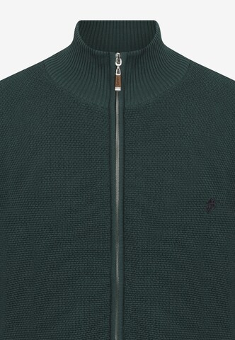 DENIM CULTURE Knit Cardigan 'Weston' in Green