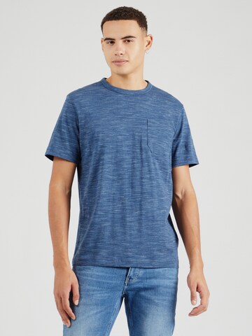 Tricou de la TOM TAILOR pe albastru: față