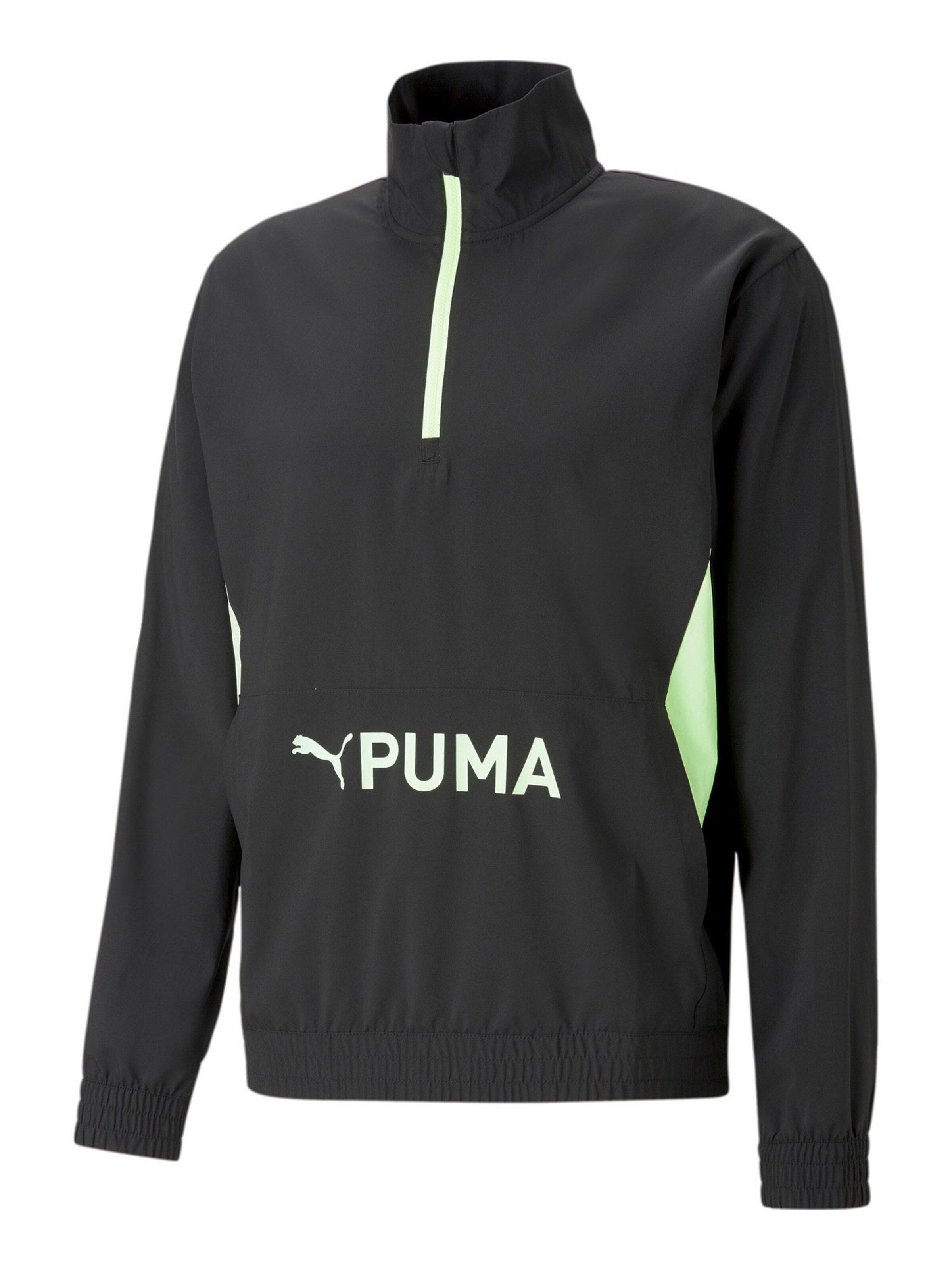 PUMA Sportjacke in Schwarz: Vorderseite