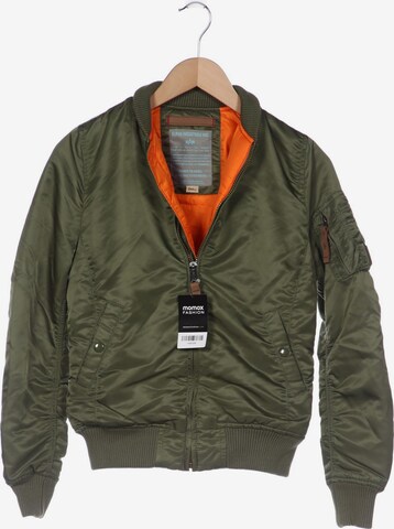 ALPHA INDUSTRIES Jacket & Coat in S in Green: front