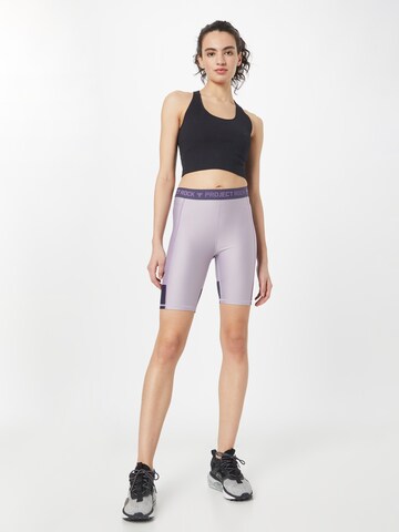 UNDER ARMOUR Skinny Workout Pants in Purple