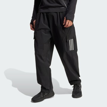ADIDAS PERFORMANCE Loosefit Sportbroek 'Mercedes - AMG Petronas Formula One Team' in Zwart: voorkant