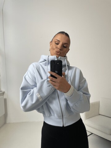 WÔNE STUDIOS Ζακέτα φούτερ σε μπλε