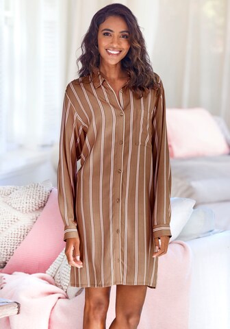 LASCANA - Camiseta de noche en marrón