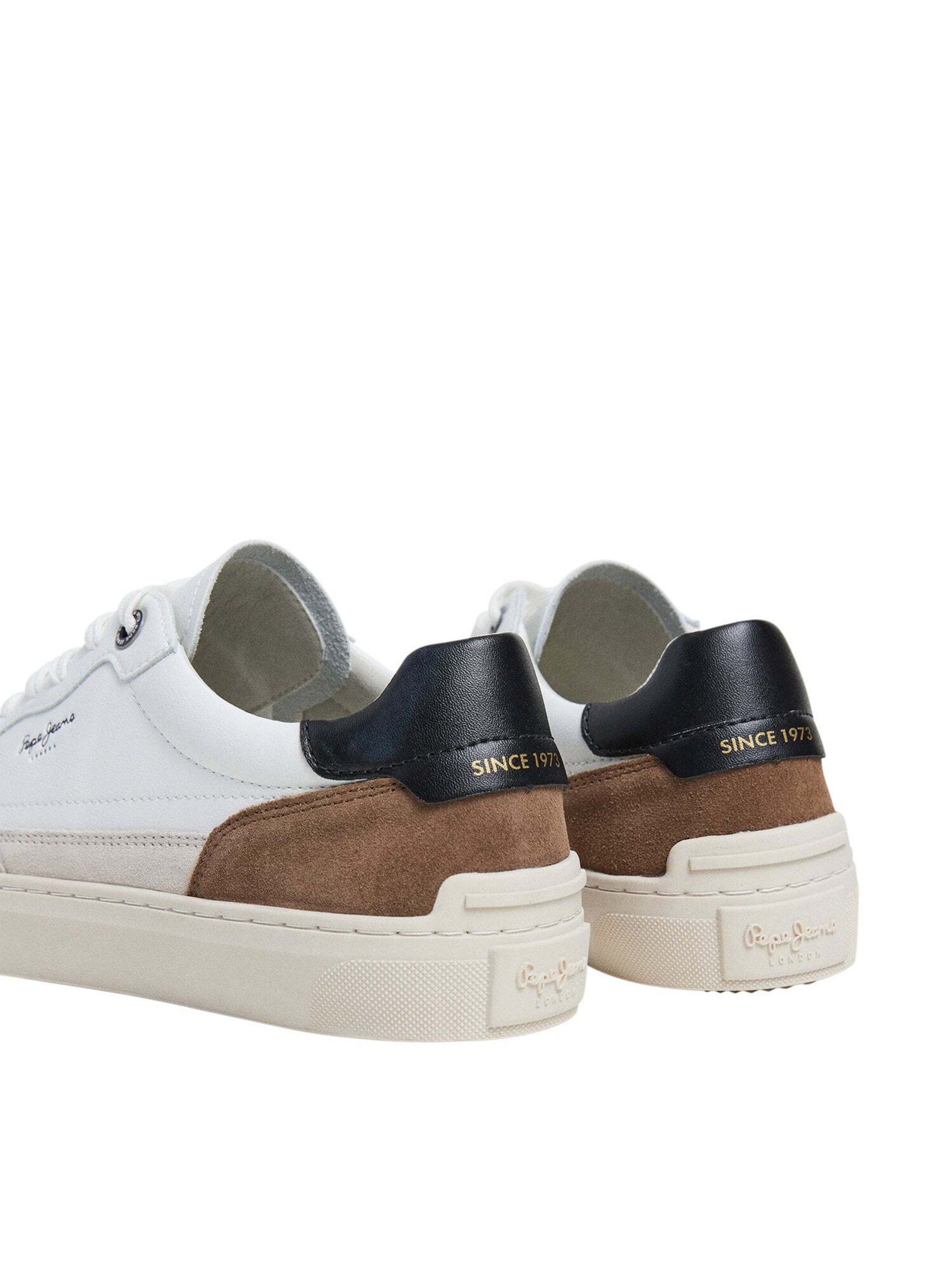 Pepe Jeans - Sapatilhas baixas 'CAMDEN' em branco