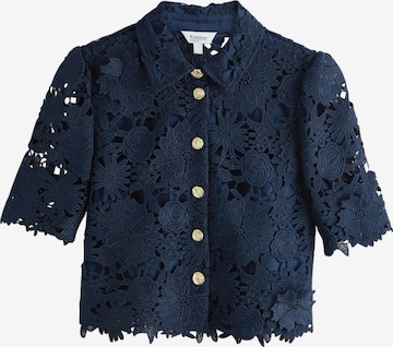 Next - Blusa 'N. Premium' em azul: frente