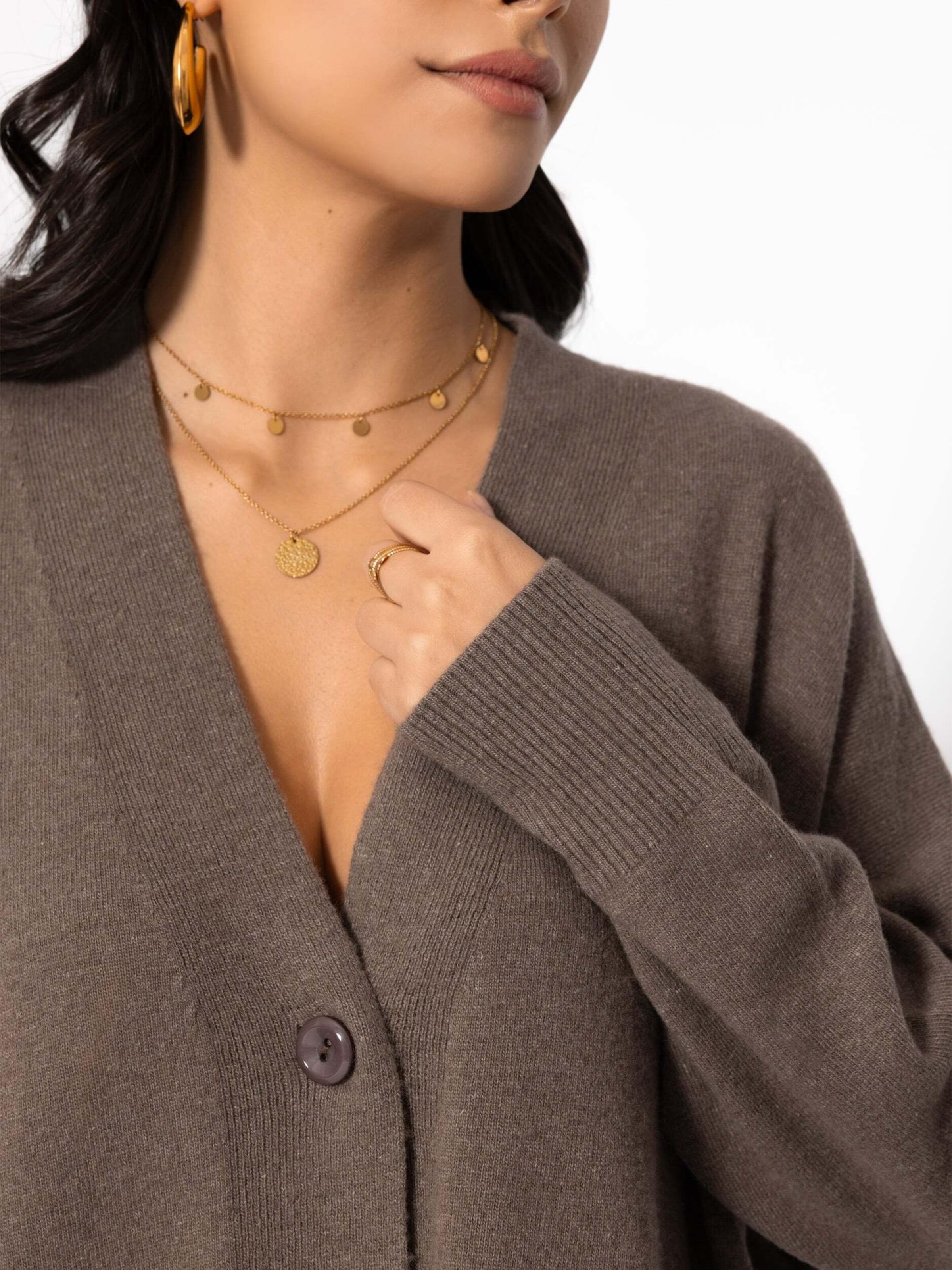 SASSYCLASSY Oversized Cardigan in Grey