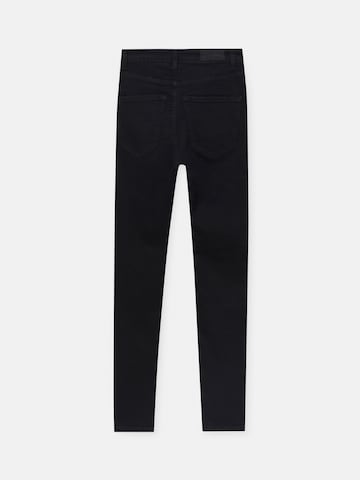 Pull&Bear Skinny Farmer - fekete