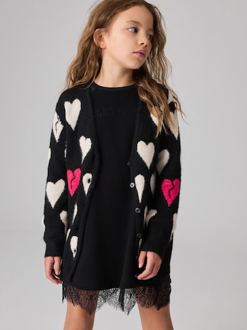smALLSAINTS Knit cardigan in Black: front