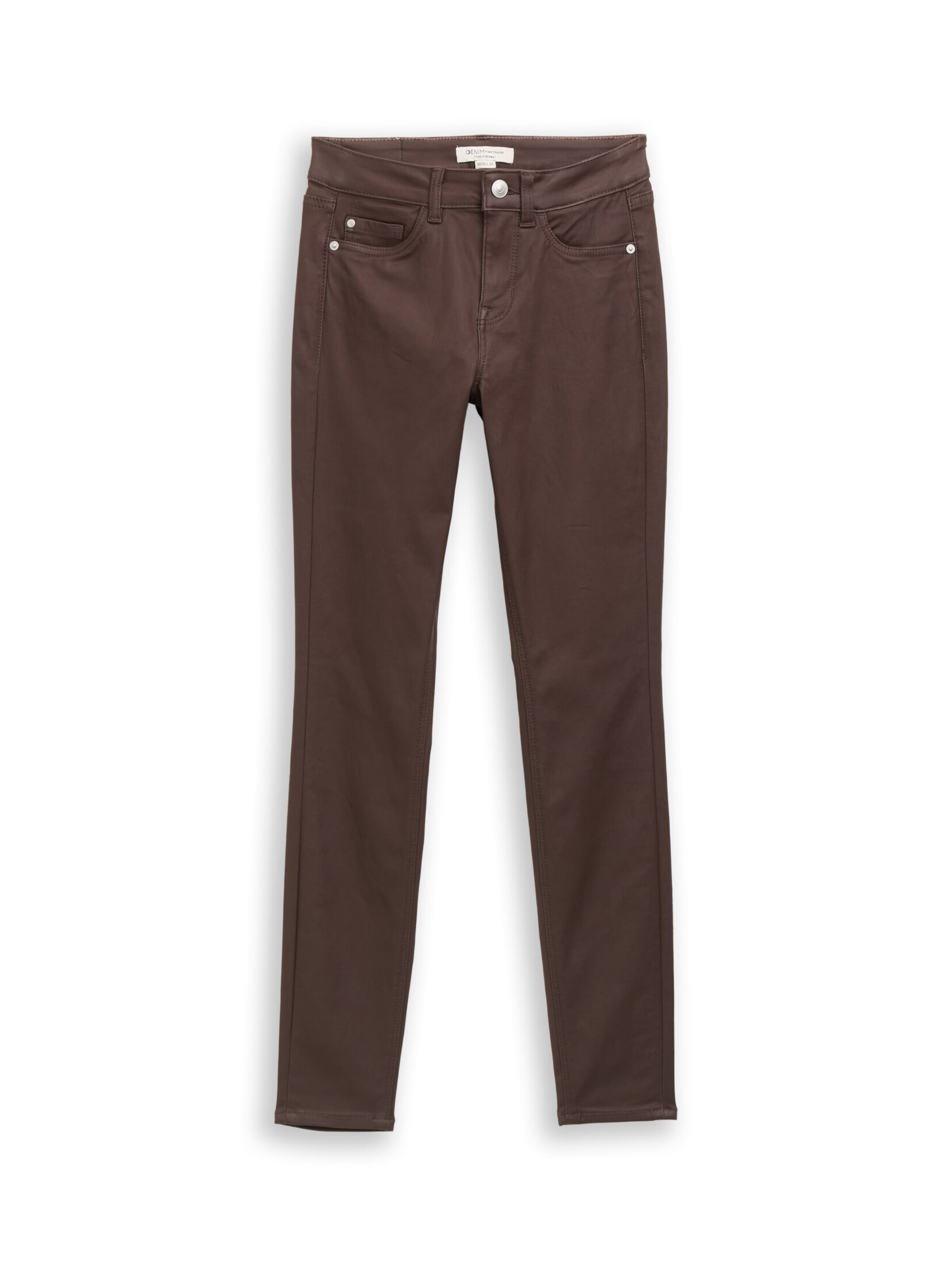 TOM TAILOR DENIM Jeans 'TTNELA' in Bruin: voorkant