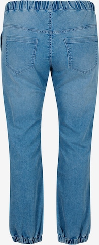 Zizzi Tapered Jeans in Blauw